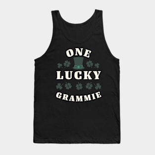 One Lucky Grammie St Patricks Day Tank Top